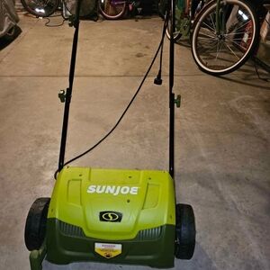 Sun Joe Electric Lawn Dethatcher + Scarifier W/ Collection
